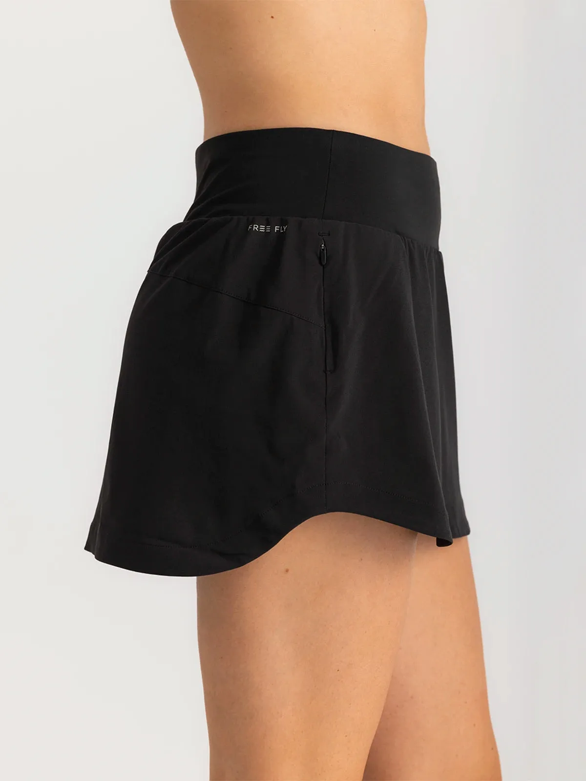 Women's Bamboo-Lined Active Breeze Skort – 13" - Black