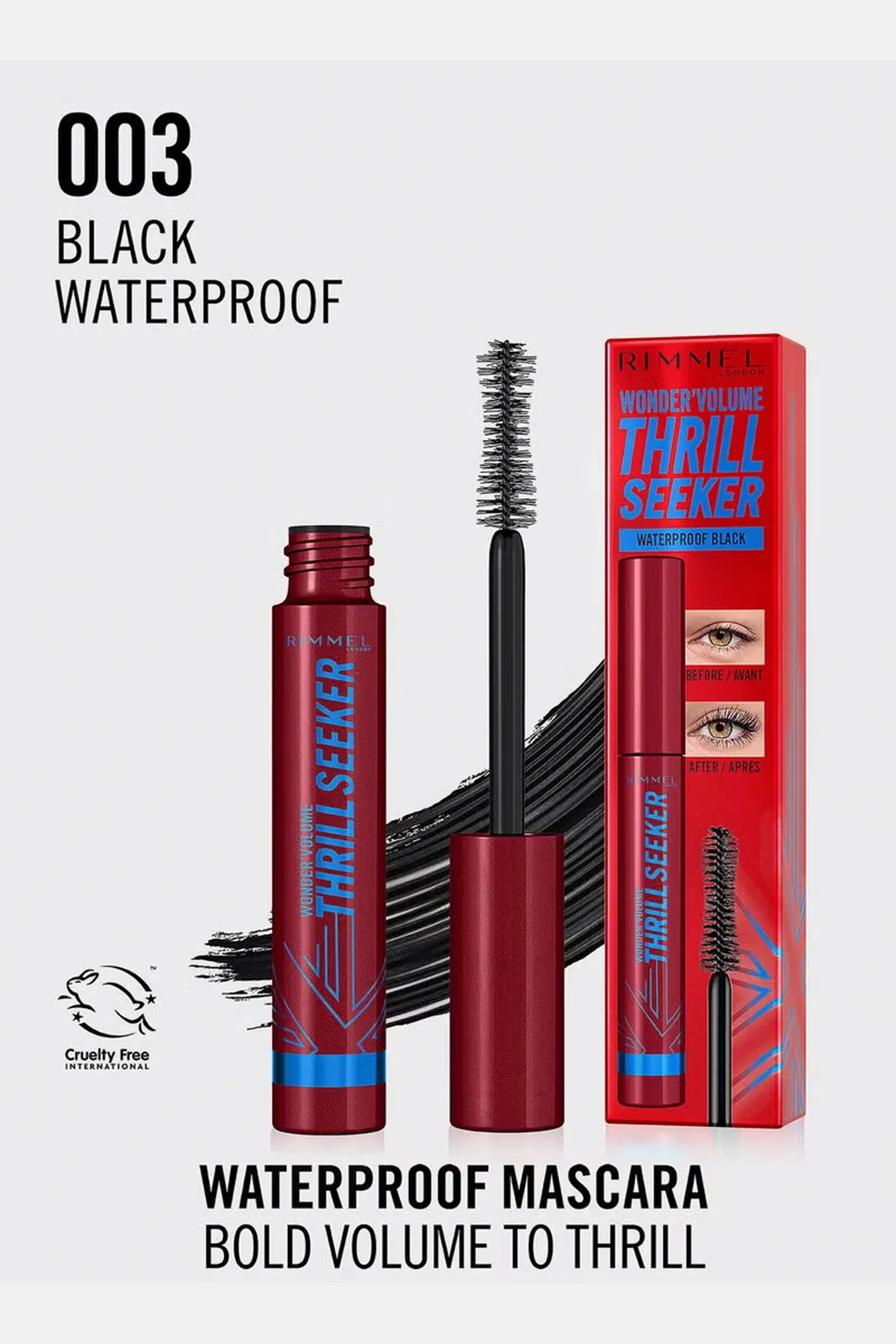 Wonder Volume Thrill Seeker Mascara - 003 Waterproof