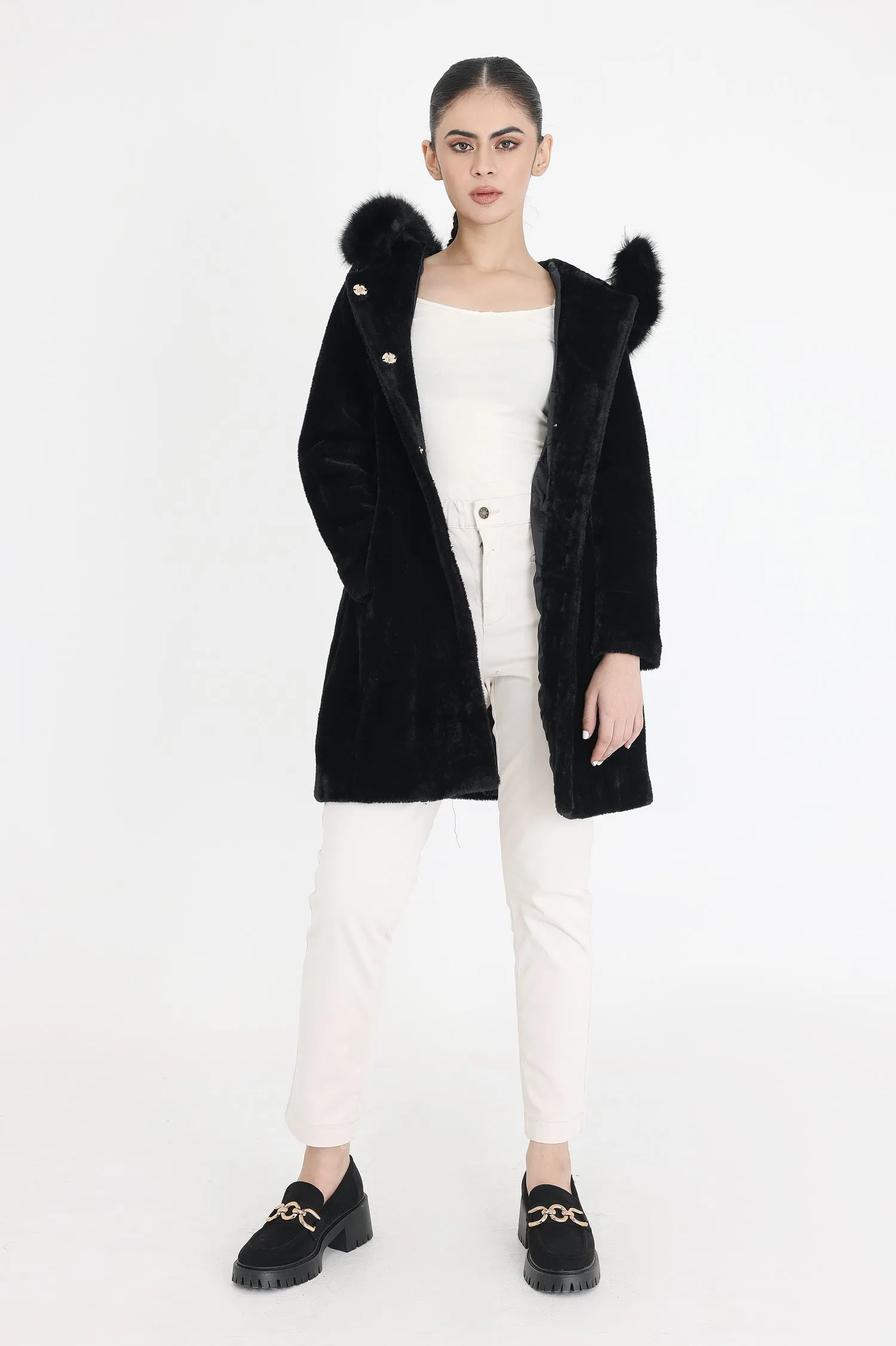 WOOL JACKET-BLACK