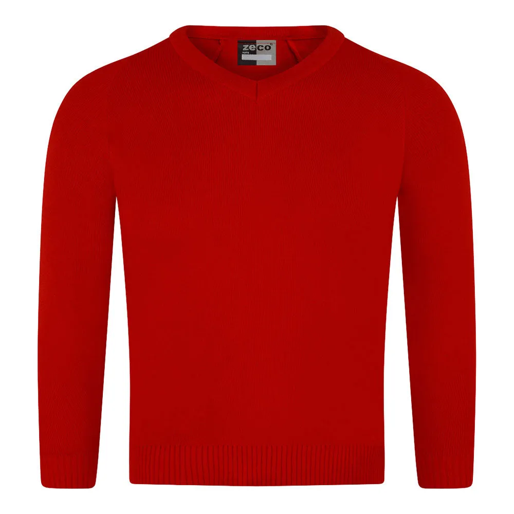 Zeco Knitted V-Neck Jumper