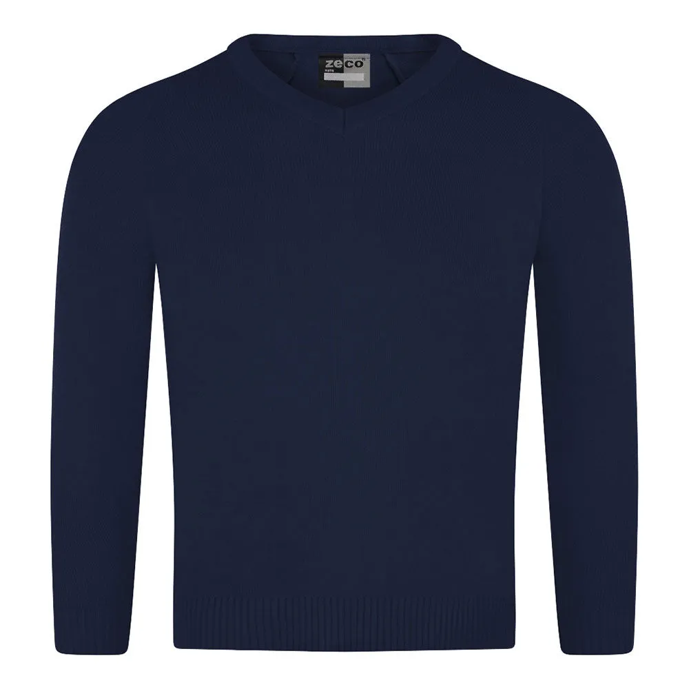 Zeco Knitted V-Neck Jumper