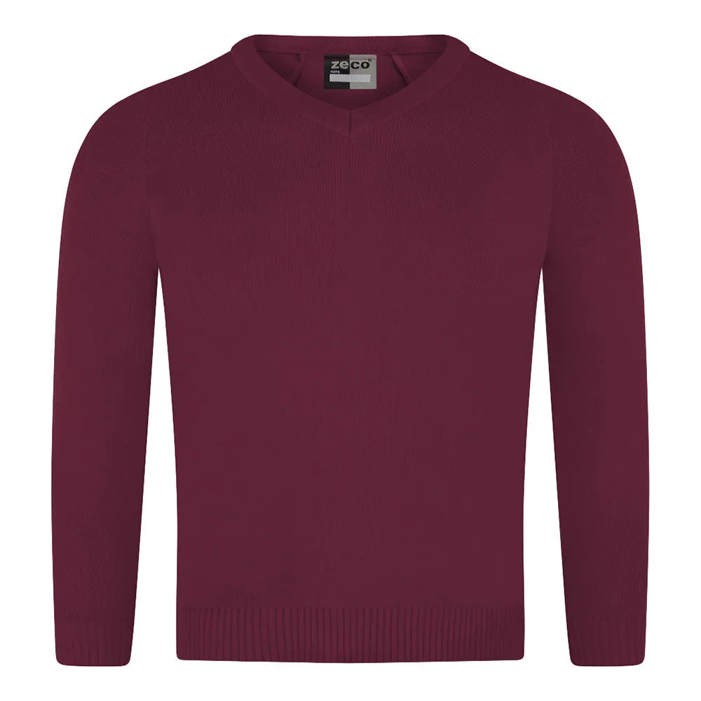 Zeco Knitted V-Neck Jumper